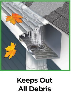 Why gutter guards from AGC. Keeps out debris.