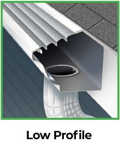 Why gutter guards from AGC. Low profile gutter guards.
