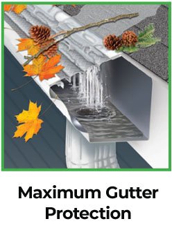 Why gutter guards from AGC. Maximum gutter protection.