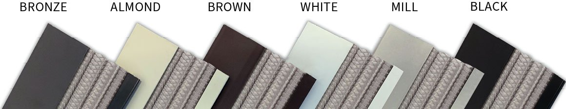Why gutter guards from AGC. 6 gutter guards colors to pick from.